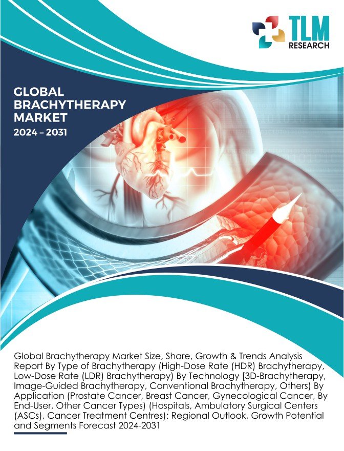 Global Brachytherapy Market Size, Share, Growth & Trends Analysis Report By Type of Brachytherapy (High-Dose Rate (HDR) Brachytherapy, Low-Dose Rate (LDR) Brachytherapy) By Technology [3D-Brachytherapy, Image-Guided Brachytherapy, Conventional Brachytherapy, Others) By Application (Prostate Cancer, Breast Cancer, Gynecological Cancer, By End-User, Other Cancer Types) (Hospitals, Ambulatory Surgical Centers (ASCs), Cancer Treatment Centres): Regional Outlook, Growth Potential and Segments Forecast 2024-2031