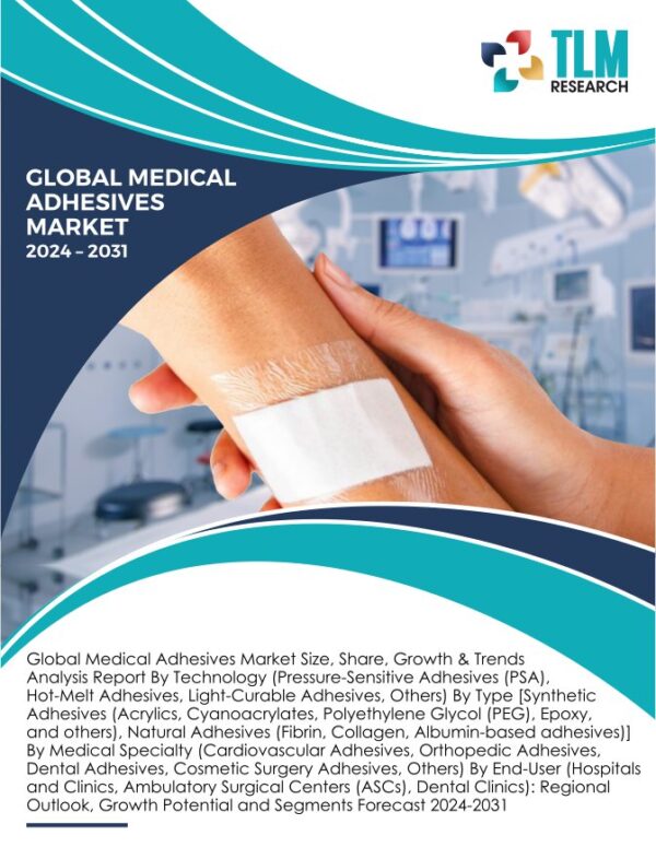 Global Medical Adhesives Market Size, Share, Growth & Trends Analysis Report Forecast By 2030 | TLM Research