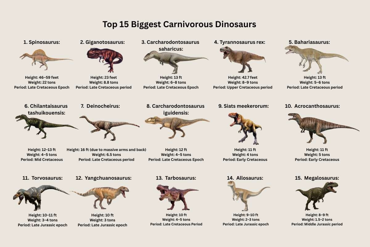 Biggest Carnivorous Dinosaurs of the Jurassic Era | The Lifesciences Magazine
