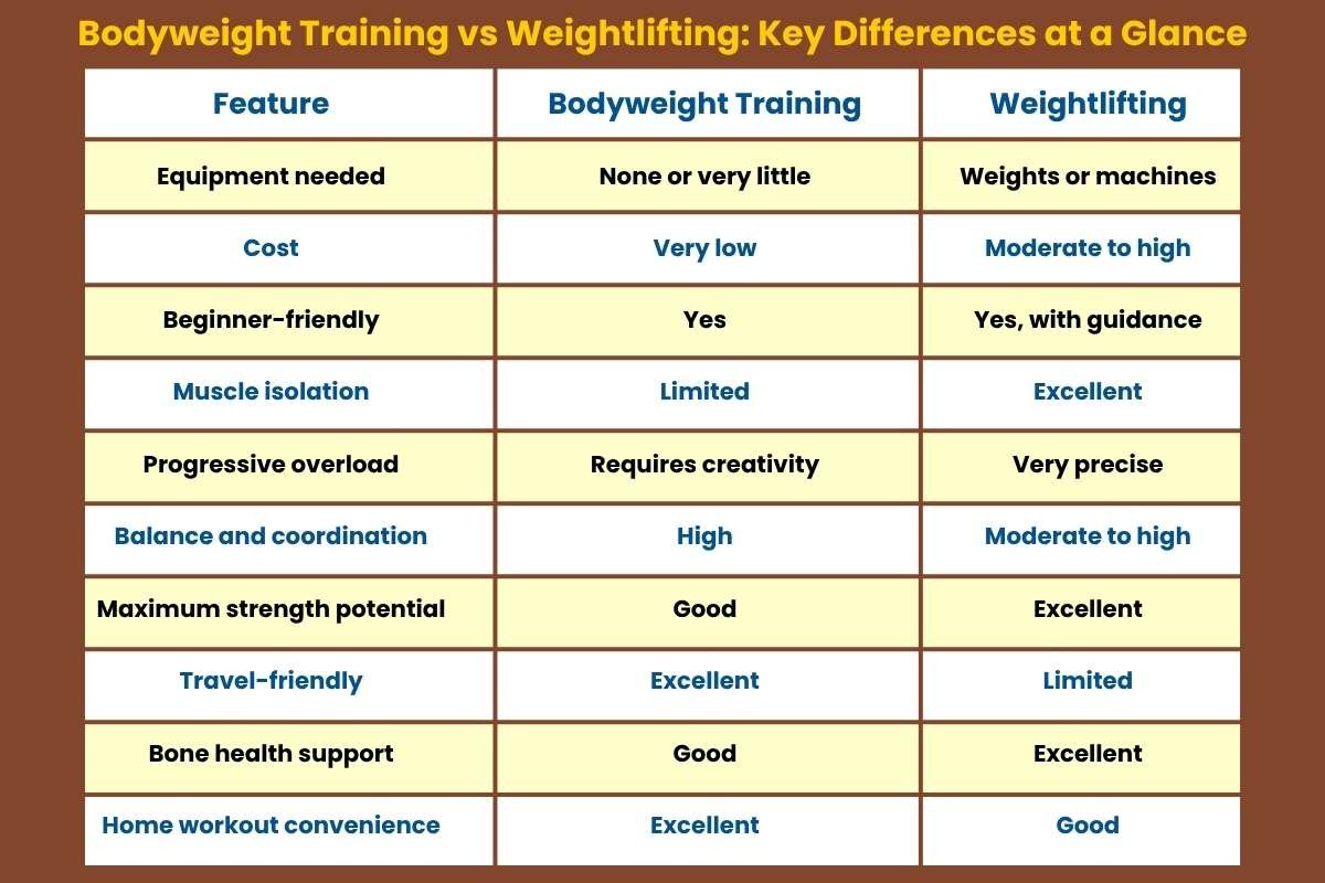 Bodyweight Exercises vs Weightlifting: Which Builds Strength? | The Lifesciences Magazine