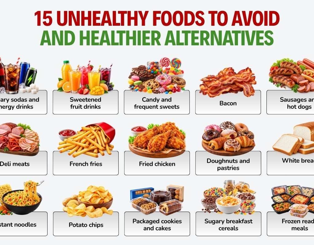 Top 15 Unhealthy Foods to Avoid That Are Doing More Harm | The Lifesciences Magazine
