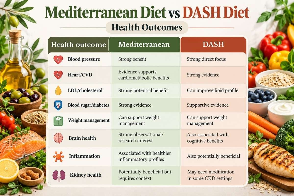 Mediterranean Diet vs DASH Diet: Key Differences | The Lifesciences Magazine