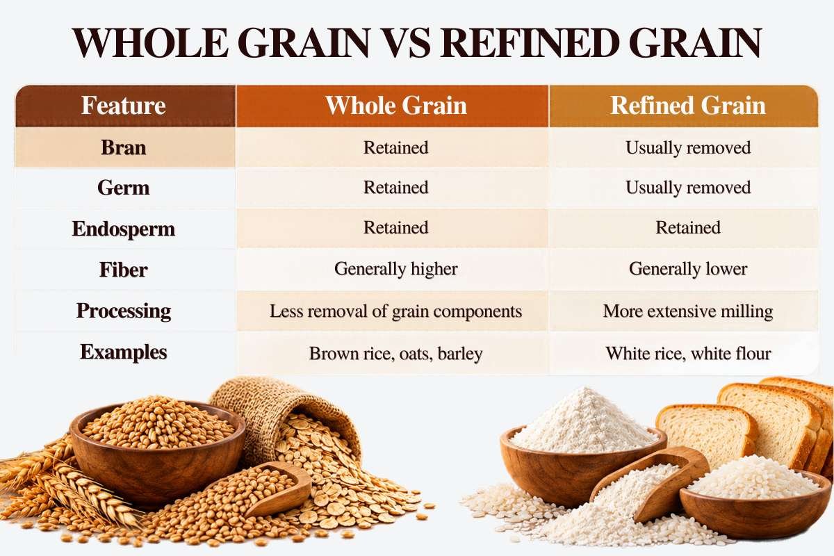 Whole Grain vs Refined Grain: Same Grain, Different Nutritional Story | The Lifesciences Magazine